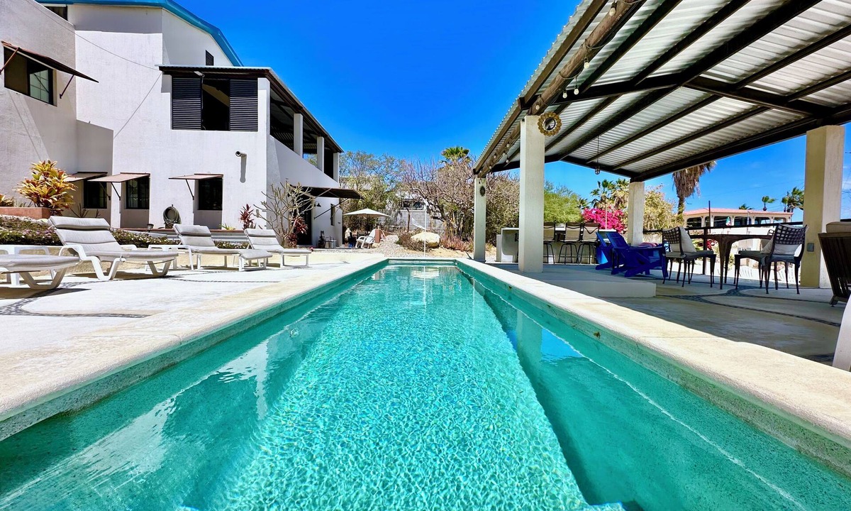 Los Barriles Apartment | Jim's Cottages Hillside Seaview Oasis #1. Heated Pool, 10 Minute Walk to Beach