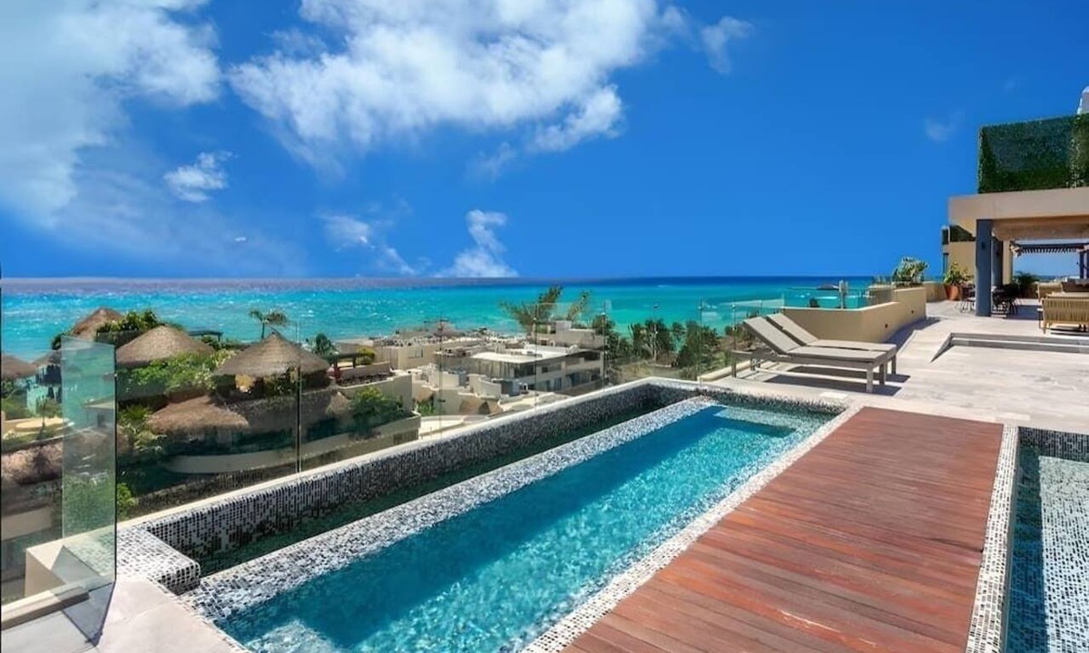 Ejidal Apartment | Luxury Rooftop Ocean view Pool | Singular Joy