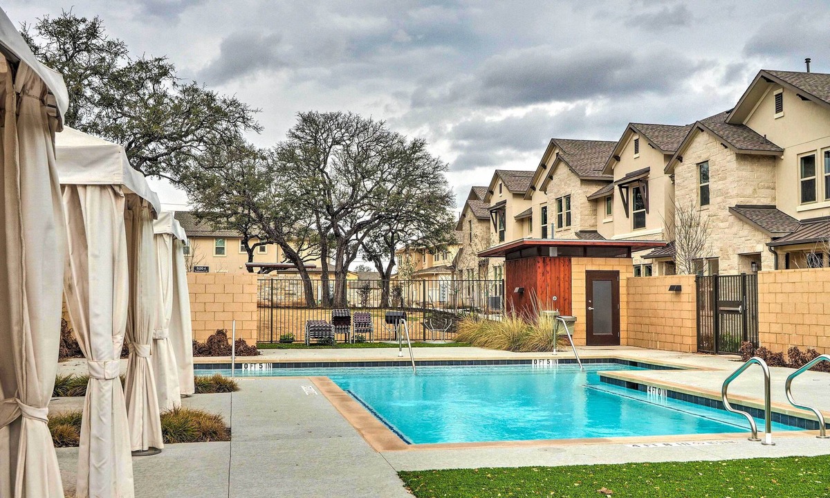 McNeil House | Pool Access: Upscale & Modern Austin Townhome