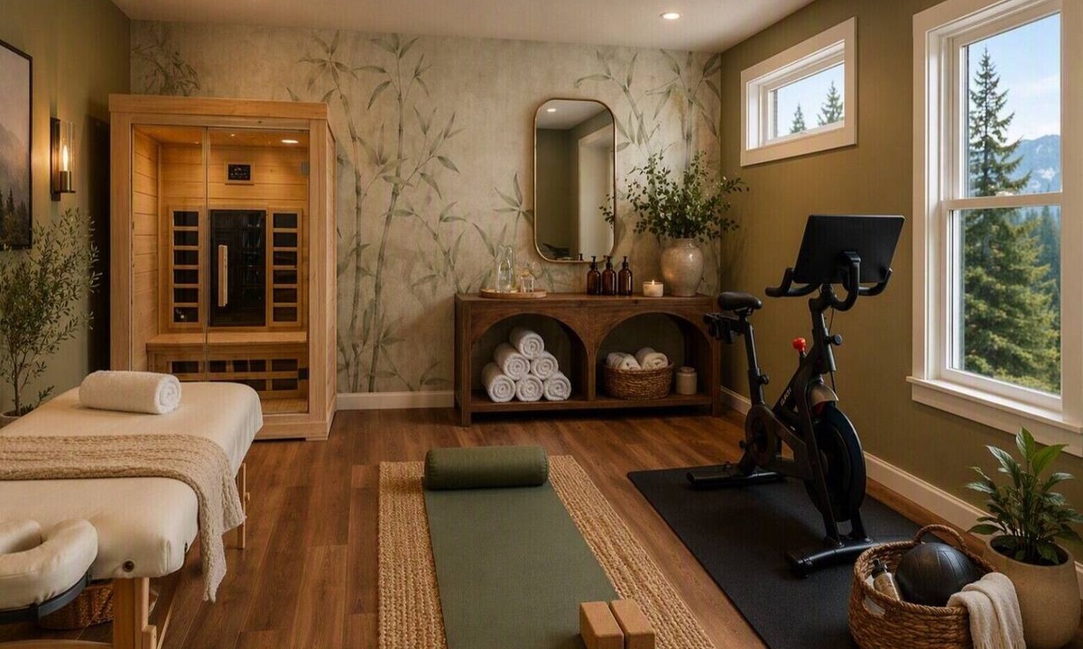 Roseland House | Private Mountain Spa Escape – Hot tub, sauna, Peloton & firelit lounges!