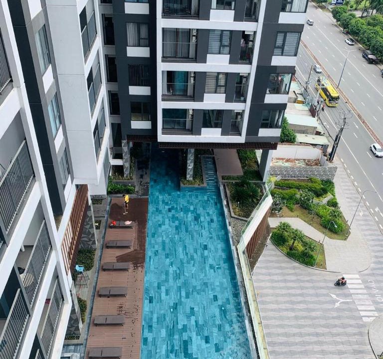 Thuan An Apartment | Tayastay - High Floor 2BR Apt with Pool View - Near VSIP & Mall