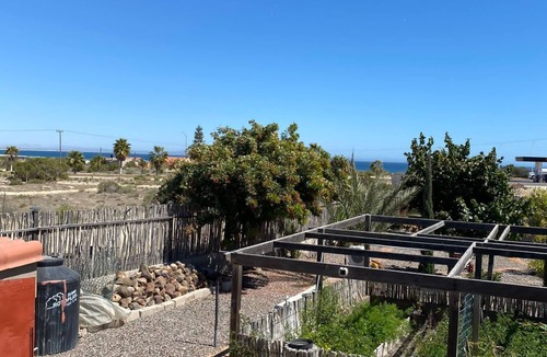 Mulege House | Baja Oceanview 2 br Bungalow with Garden and Patio Paradise for Dogs