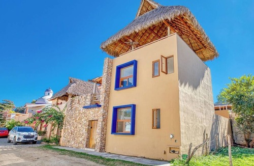 San Francisco House | Casa Piedra · Private Pool · Rooftop Palapa · 4BR· San Pancho Nayarit Beach Town