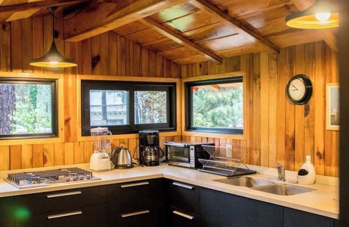Avandaro House | Charming Avandaro Cabin w/Patio & Fireplace