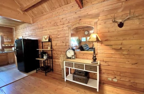 Ririe Apartment | Charmingly Rustic, Mountain River Ranch Cabin