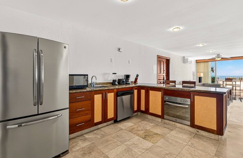 Conchas Chinas Apartment | Coastal retreat condo with resort-style pool, hot tub & oceanfront terrace