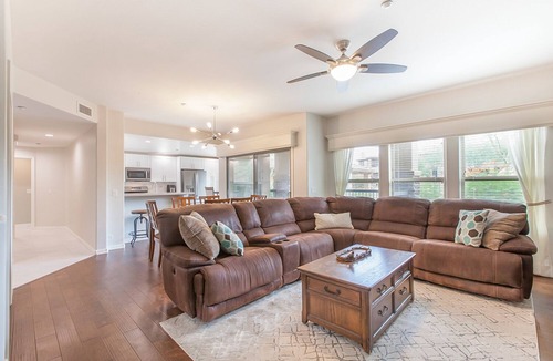Desert View Village Condo | Completely Remodel Condo, Sleep Number I-8 bed with adjustable firmness.