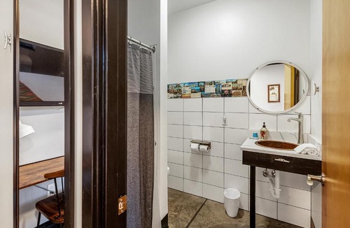 Pacific Hotel | First floor queen room for two near Purina Farms