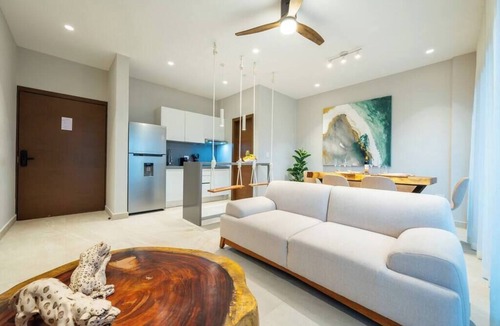 Colonia Centro Condo | Kippal Tulum 2 Bedroom 2 Baths Ocean View Balcony