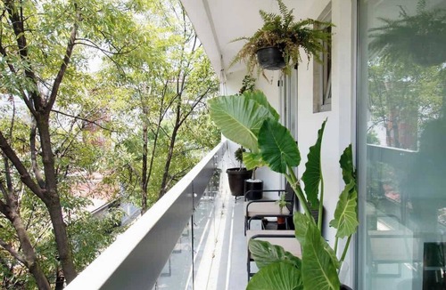 Escandon Apartment | Massive rooftop terrace steps from everything