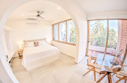 Bucerias Apartment | Oceanview Studio 3.5 Blocks to Beach