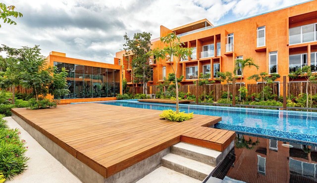 3-bedroom condo in brilliant Tulum with AC and fitness room in Tulum