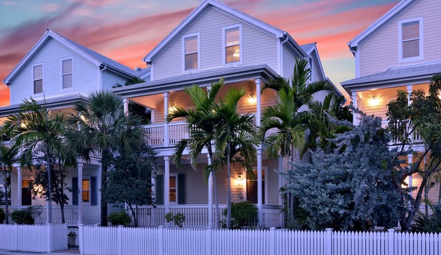 3-Story spacious conch style home w/private pool & dock! in Key West
