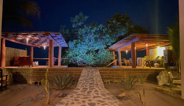 Amazing private beachfront Village in Troncones