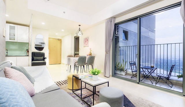 AmbiHOME 2BR 2WC glamour river-view Masteri Thao Dien T4