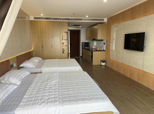 Căn hộ nghỉ dưỡng KS L'azur Cửa Lò, Tầng cao - view biển - bể bơi vô cực in Cua Lo