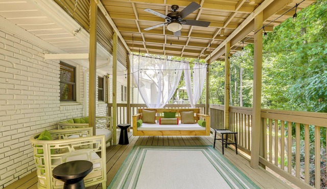 Chamblee Home w/Fireplace Near Hospitals in Chamblee