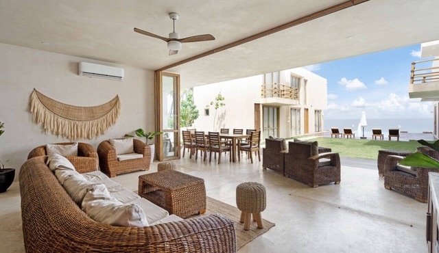 Chukum Beachfront Villa, Punta de Mita, Litibu in Litibú