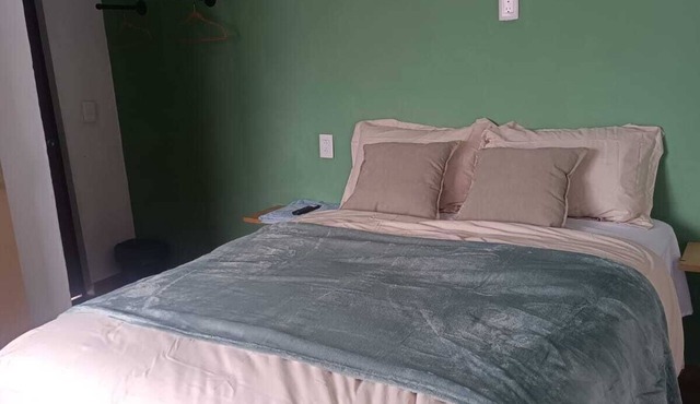Comfortable room with private bathroom next to plaza candiles in Querétaro in CORREGIDORA