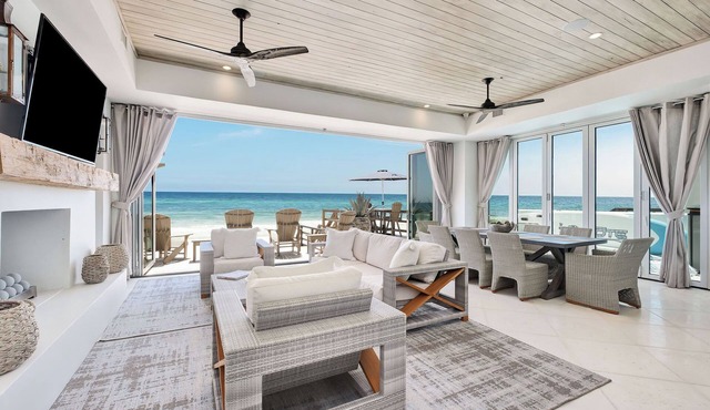 Devonshire West|Private Beach Access|Gulf Front Luxury Villa with Private Pool in Seacrest