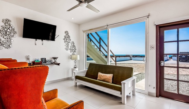 Dog-friendly villa with heated pool, hot tub, streaming, partial ocean views in Rosarito