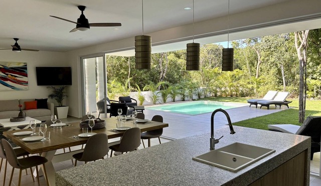 Estrella del Mar near XPU-HA new Villa in jungle beach club included in PUERTO AVENTURAS