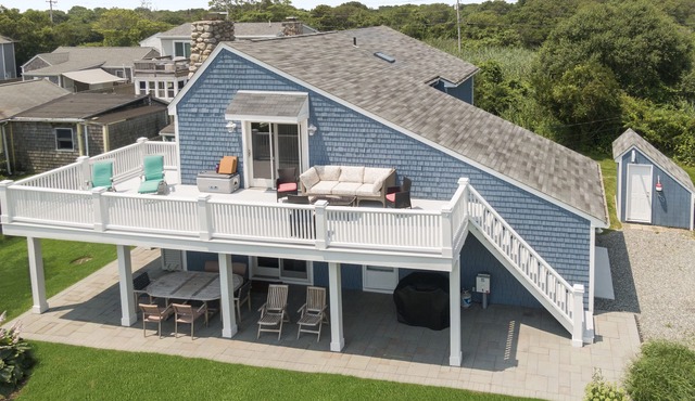Fantastic Ocean View on Expansive Deck, A/C Throughout, 4 Beaches Within 2 Miles in Narragansett