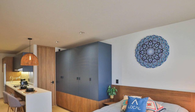 Habitación estándar con cocineta y balcón in CDMX