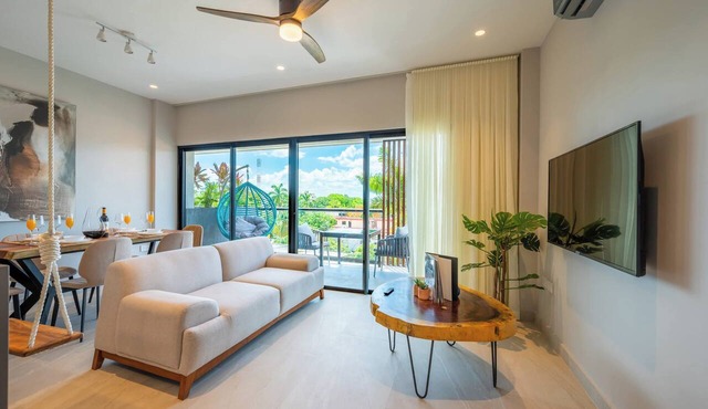 Kippal Holbox 2 Bedroom 2 Baths and a Private Balcony in San Miguel de Cozumel