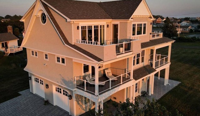 Live Your Dream! Custom Beach House With Ocean Front Views, Steps to the Beach! in Narragansett