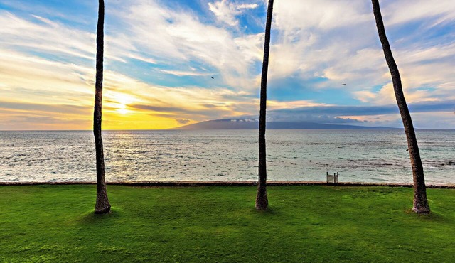 Luxury oceanfront studio with spacious lanai in Lahaina