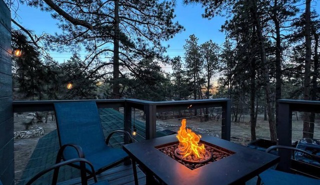Micah Blk Forest Lodge Cottage on 6 Wooded Acres in Colorado Springs