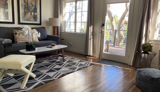 Modern House with Detached Studio, Views, Patio, and Walking Distance to Sunset in Los Angeles