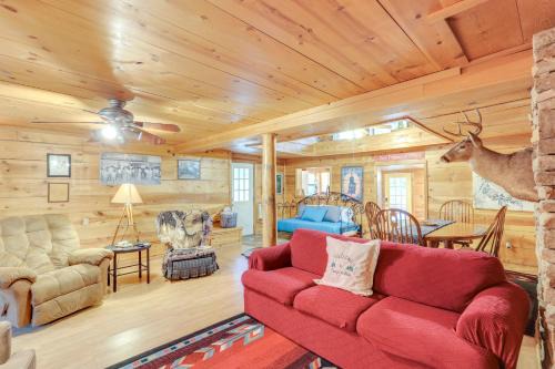 Mountain-View Cabin on Farm: 3 Mi to Town & Shops in Mountain View