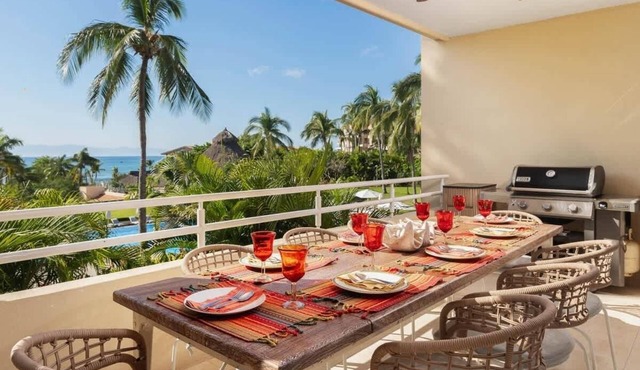 Oceanview 3BR Condo | Walk to Beach & Dining | in Punta de Mita