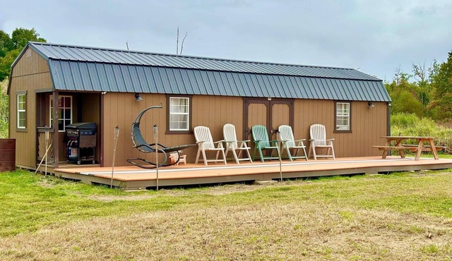 Primitive cabin with additional camping room in Atwater