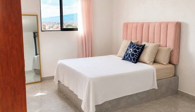 Private studio apartment on a terrace with a panoramic view/Arena GDL in Guadalajara