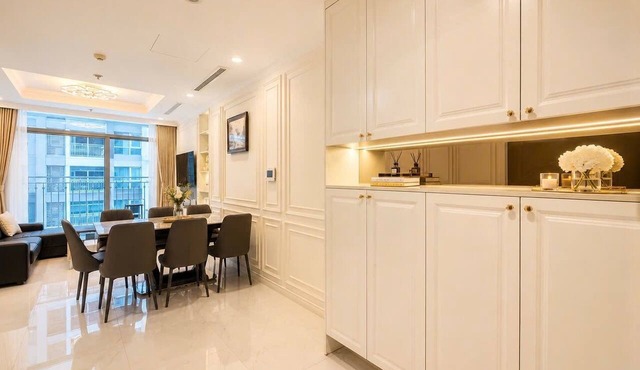 Tranquil 2-bedroom condo with AC in Thành phố Hồ Chí Minh