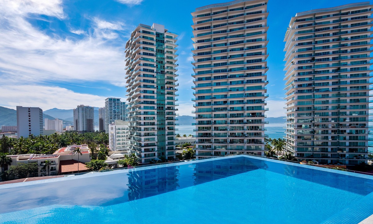 North Hotel Zone Condo | Ocean-view Portosanto 502 in Puerto Vallarta, 2BR/2BA