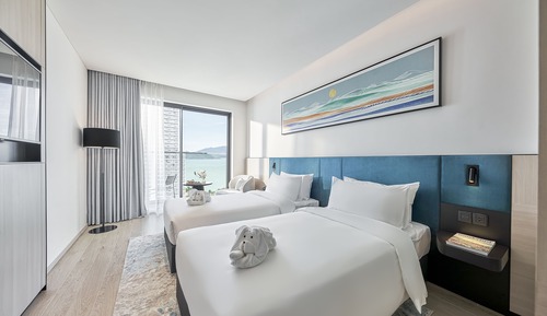 Senior Twin Room, Sea View