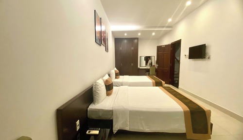 Family Double Room, 2 Queen Beds, City View