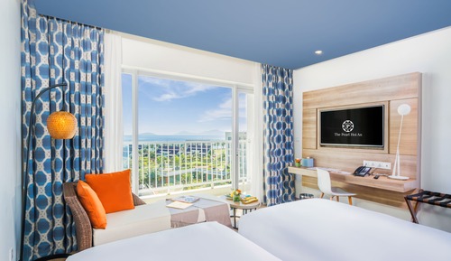Superior Twin Ocean View includes unlimited Jjimjilbang Spa