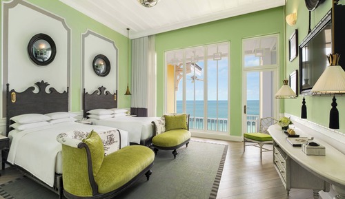 Room, 2 Double Beds, Balcony, Ocean View (Balcony)