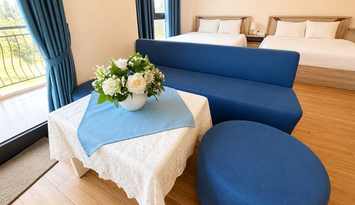 Deluxe Quadruple Room, Balcony, City View