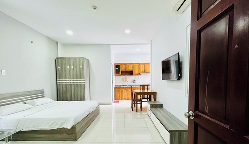 Standard Apartment, Balcony, Courtyard View