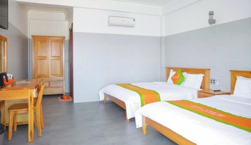 Deluxe Double Room, 2 Queen Beds, Beachfront