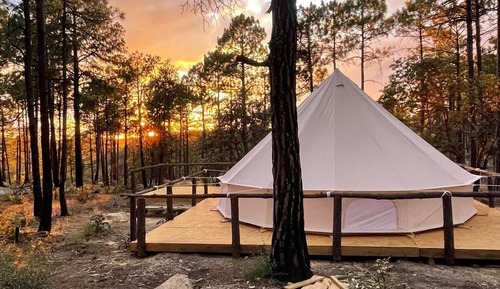 Glamping Deluxe Familiar con Calentón de Leña