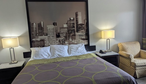 Standard Single Room, 1 King Bed, Bathtub Grab Bars, Non Smoking