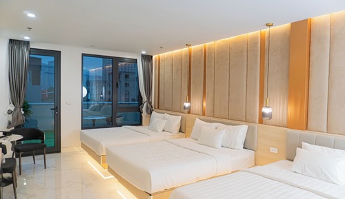 Family Double Room, Multiple Beds, Lake View