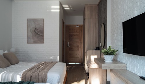 Deluxe Quadruple Room, Balcony, Courtyard View